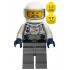 Astronaut - Male, Flat Silver Spacesuit with Harness and White Panel with Classic Space Logo, Stubble – ГРАДСКИ