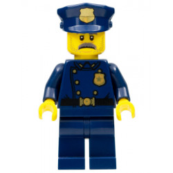 Police Officer, Moustache (1940s Era) – ГРАДСКИ