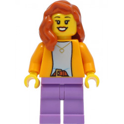 Mom - Bright Light Orange Jacket, Medium Lavender Legs, Dark Orange Hair – ГРАДСКИ