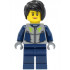 Submarine Pilot - Female, Flat Silver and Dark Blue Jacket, Black Hair – ГРАДСКИ