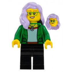 Woman, Green Jacket, Lavender Hair – ГРАДСКИ
