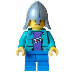 Child, Dark Turquoise Jacket, Dark Purple Shirt, Blue Medium Legs, Flat Silver Helmet – ГРАДСКИ