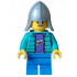 Child, Dark Turquoise Jacket, Dark Purple Shirt, Blue Medium Legs, Flat Silver Helmet – ГРАДСКИ