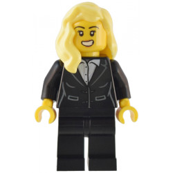 Magician - Female, Black Suit Jacket with White Button Up Shirt, Black Legs, Bright Light Yellow Hair – ГРАДСКИ