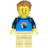 Wheelchair User - Male, Dark Azure and Dark Blue Shirt with Mountains, Tan Legs, Medium Nougat Tousled Hair – ГРАДСКИ