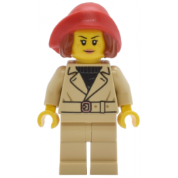 Tudor House Patron / Food Critic - Tan Jacket and Legs, Red Hat with Hair, Soft Folded Brim – ГРАДСКИ