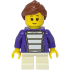 Shopping Street Child - Girl, Dark Purple Marching Band Jacket, White Short Legs, Reddish Brown Hair – ГРАДСКИ