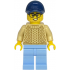 Shopping Street Furniture Mover - Male, Tan Sweater, Bright Light Blue Legs, Dark Blue Cap – ГРАДСКИ