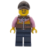 Airplane Passenger - Male, Reddish Brown Jacket, Dark Blue Legs, Dark Brown Cap – ГРАДСКИ