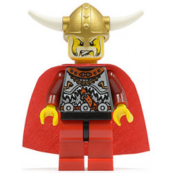 Viking Red Chess King - Horns Glued to Helmet – ВИКИНГИ