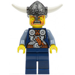 Viking Blue Chess Pawn - Horns Glued to Helmet – ВИКИНГИ