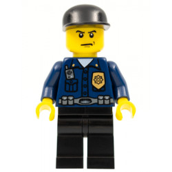 Police - World City Patrolman, Dark Blue Shirt with Badge and Radio, Black Legs, Black Cap – ГРАДСКИ