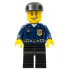 Police - World City Patrolman, Dark Blue Shirt with Badge and Radio, Black Legs, Black Cap, Smile – ГРАДСКИ