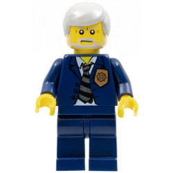 Police - World City Chief, Dark Blue Suit with Badge and Tie, Dark Blue Legs – ГРАДСКИ