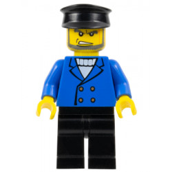 Hovercraft Pilot - Male, Blue Jacket, Black Legs, Black Police Hat, Beard – ГРАДСКИ