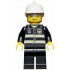 Fire - Reflective Stripes, Black Legs, White Fire Helmet, Silver Sunglasses – ГРАДСКИ