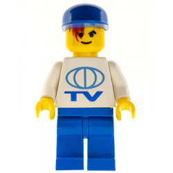 TV Logo Large Pattern on Front, LEGO Soccer Logo on Back, Blue Legs, Blue Cap – ГРАДСКИ