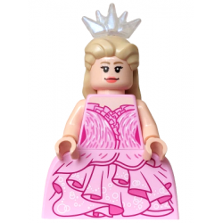 Glinda - Minifigure, Bright Pink Dress, Wide Skirt (Panniers) – УИКЕД