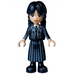 Wednesday Addams - Black Striped School Uniform – УЕНЗДЕЙ