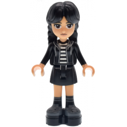 Wednesday Addams - Black Hoodie, Skirt, Platform Soles – УЕНЗДЕЙ