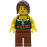 Gold Prospector - Female, Dark Green Corset, Reddish Brown Legs, Dark Brown Ponytail, Red Lips – ЗАПАДНИ