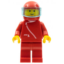Jacket with Zipper - Red, Red Legs, Red Helmet, Trans-Light Blue Visor – ГРАДСКИ