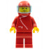 Jacket with Zipper - Red, Red Legs, Red Helmet, Trans-Light Blue Visor – ГРАДСКИ
