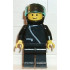 Jacket with Zipper - Black, Black Legs, Black Helmet, Trans-Light Blue Visor – ГРАДСКИ