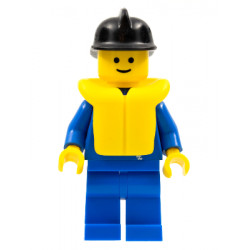 Jacket with Zipper - Blue, Blue Legs, Black Fire Helmet, Life Jacket – ГРАДСКИ