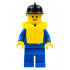 Jacket with Zipper - Blue, Blue Legs, Black Fire Helmet, Life Jacket – ГРАДСКИ