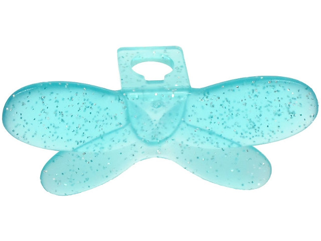 Minifigure Wings Fairy: {прозрачно светло син с блясък}