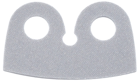 Minifigure Cape Cloth, High Rounded Narrow Collar: {умерено каменно сив}