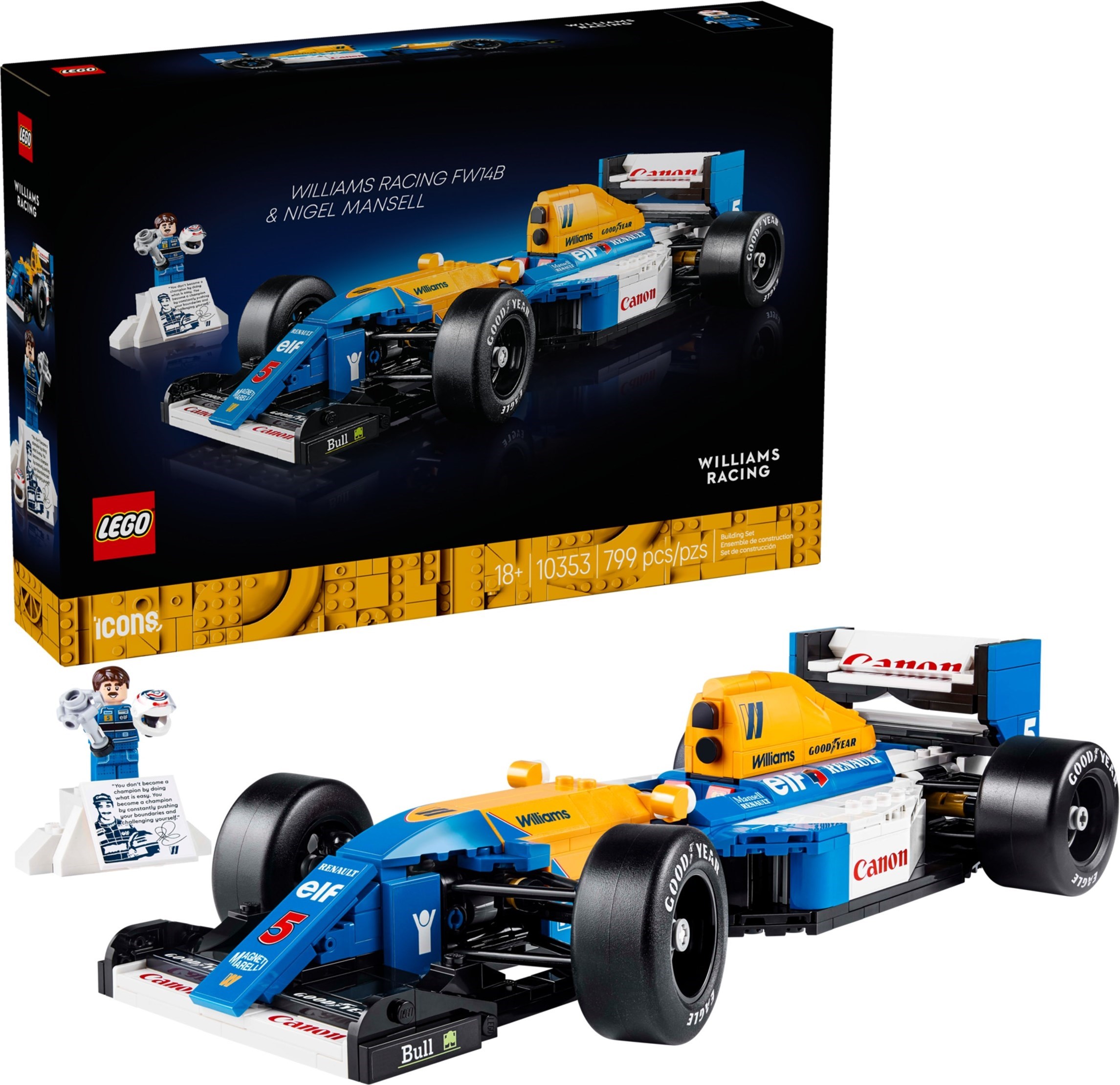 Williams Racing FW14B и Nigel Mansell – ИКОНИ