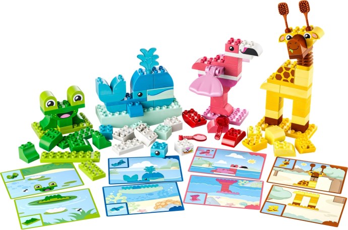 Игра за построяване на животни – ДУПЛО