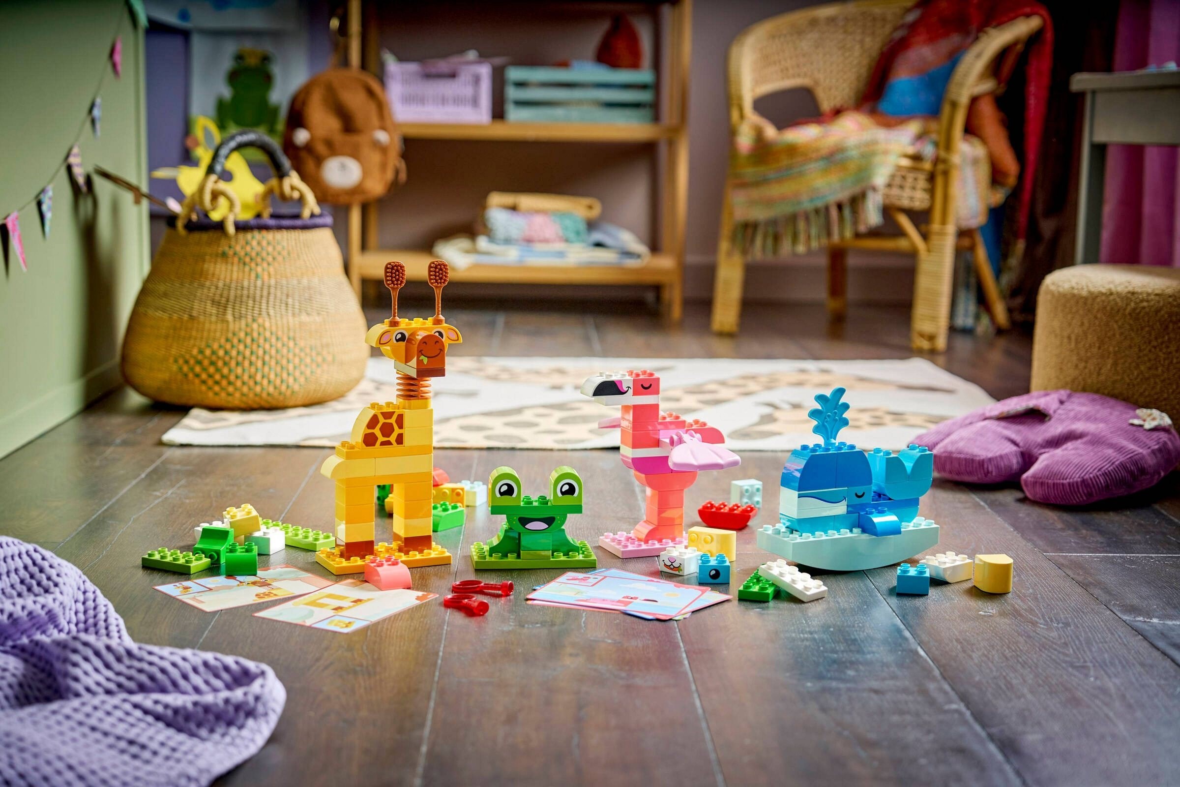 Игра за построяване на животни – ДУПЛО