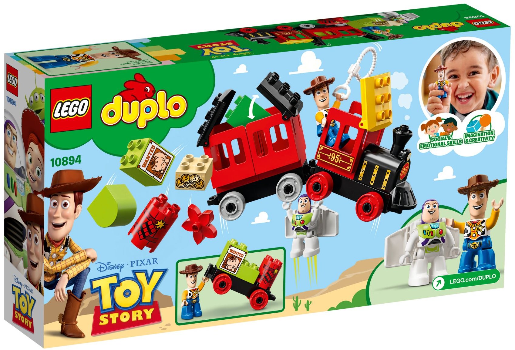 Играта на играчките - Влак – ДУПЛО