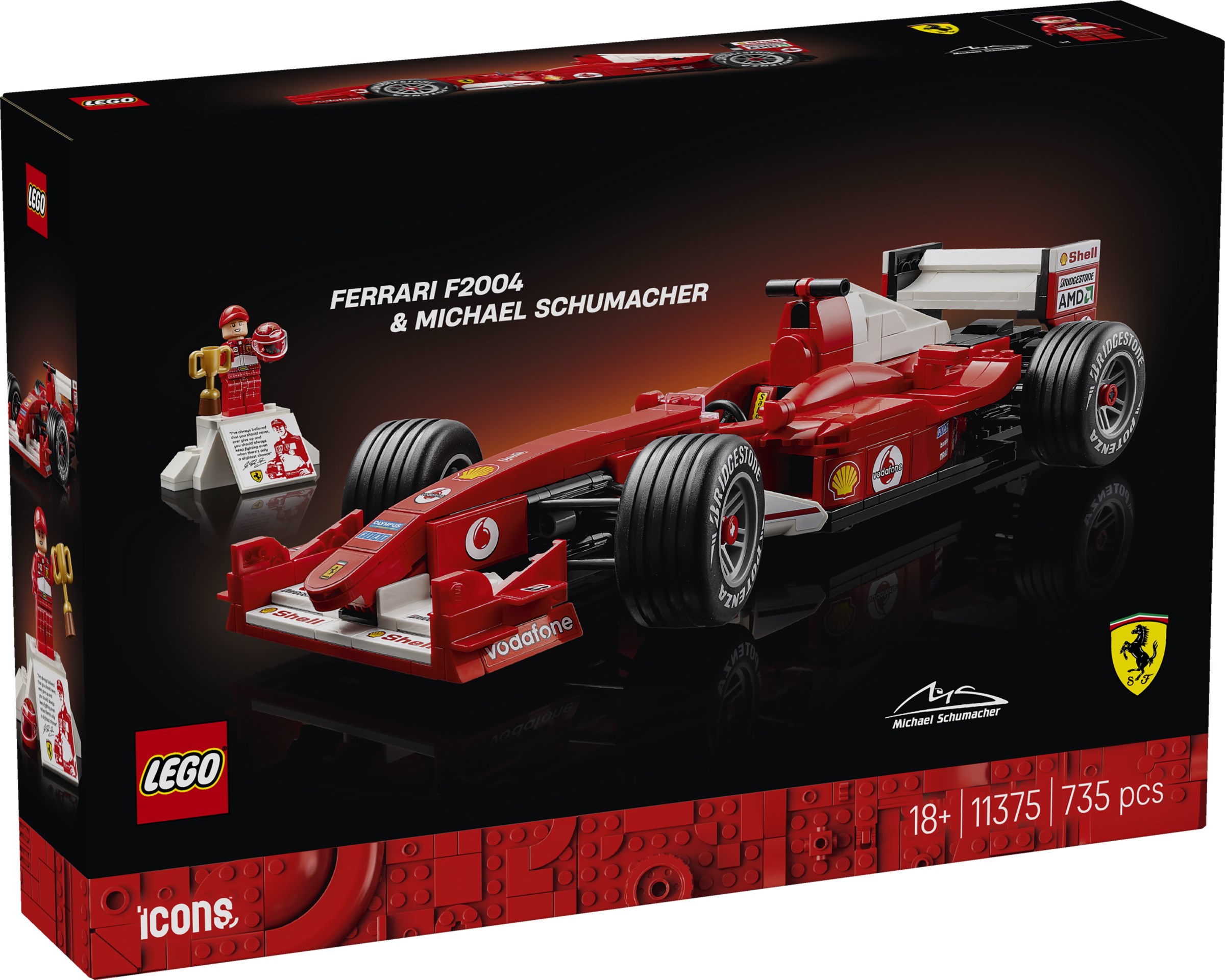 Ferrari F2004 и Michael Schumacher – ИКОНИ
