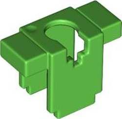 Minifigure, Armor Breastplate Rectangular (Minecraft): {ярко зелен}