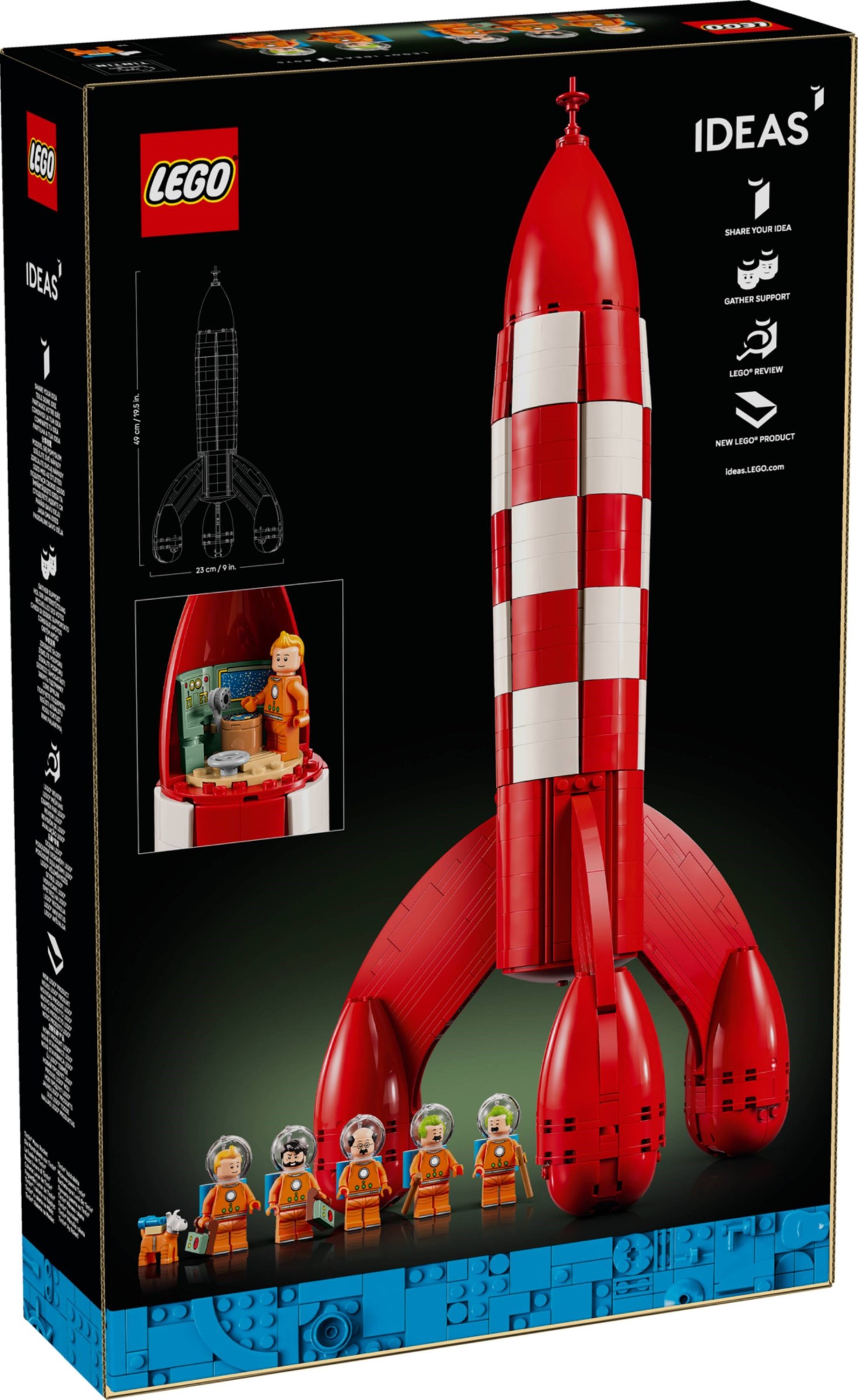 Лунната ракета на Tintin (Тинтин) – ИДЕИ