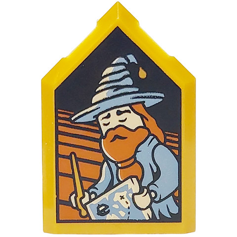 Flat tile 2x3, w/ angle, no. 146: {топло златист}