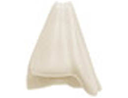 Minifigure, Headgear Hat, High Cone Shaped: {бял}