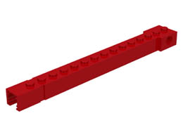 Crane Arm Outside, Wide with End Notch: {ярко червен}