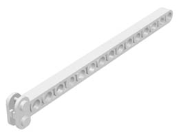 Crane Arm Center (Technic Beam 1 x 16): {бял}