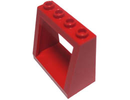 Windscreen 2 x 4 x 3 Frame - Hollow Studs: {ярко червен}