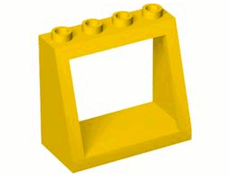 Прозорец 2X4/1X4: {ярко жълт}
