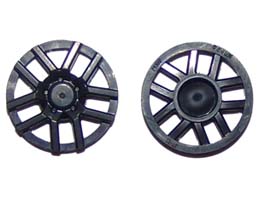 Wheel Cover 10 Spoke (Spokes in Pairs) - for Wheel 18976: {черен}