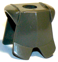 Minifigure Armor Breastplate with Leg Protection: {тъмно сив}