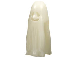 Minifigure, Headgear Head Cover, Ghost Shroud with Smile: {фосфористиращо бял}