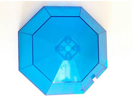 Windscreen 10 x 10 x 4 Octagonal Canopy: {прозрачно син}