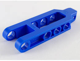 Technic, Steering Arm 6.5 x 2 with Tow Ball Socket Squared, Un-Chamfered: {ярко син}